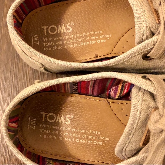 TOMS Gray Camden Women’s Cordones Sneakers - Picture 5 of 8